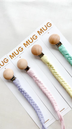 Kit Clip/Prendedor de Chupeta - Candy Colors - Mug Kids