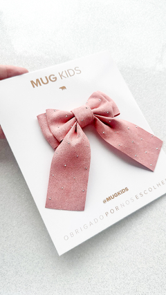 Laço Milão - Pedraria/Rose - comprar online