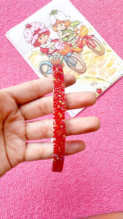 Tiara Cristal - Vermelho Morango - comprar online