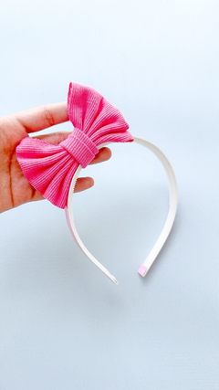 Tiara Girly Canelado - Rosa Choque