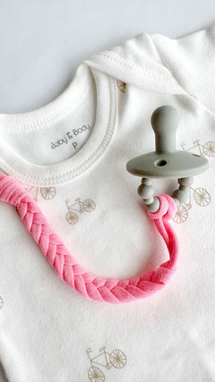 Clip/Prendedor de Chupeta - Rosa Choque - comprar online