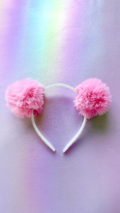 Tiara Pompom Mágico - Cores na internet