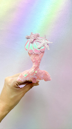 Tiara Cauda da Sereia - Rosa - comprar online