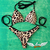 Top de Biquíni Cortininha - DUPLA FACE - PRETO / Leopardo - ASA Morena • Moda Praia • Top Concha Sereia • O Original • Mais Lindo do Brasil •