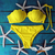 Calcinha de Biquíni Tanga Básica - AMARELO SUN - comprar online
