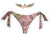 Calcinha de Biquíni Tanga Asa Delta de Amarrar com Empina Bumbum - Estampa Aquarela - comprar online