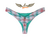 Calcinha de Biquíni Tanga Asa Delta com Empina Bumbum - Xadrez - comprar online