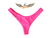 Calcinha de Biquíni Tanga Asa Delta com Empina Bumbum - ROSA NEON - comprar online
