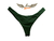 Calcinha de Biquíni Tanga Asa Delta com Empina Bumbum - VERDE Militar - comprar online