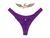 Calcinha de Biquíni Tanga Asa Delta com Empina Bumbum - Violeta AMOR Perfeito