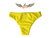 Calcinha de Biquíni Tanga Básica - AMARELO SUN na internet