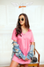 Camiseta Conforto Feminina - Gola V Rosa Bebê na internet