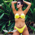Imagem do Calcinha de Biquíni Tanga Asa Delta com Empina Bumbum - AMARELO Margarida