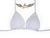 Top de Biquíni Cortininha - DUPLA FACE - Navy Azul / Branco na internet