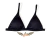 Top de Biquíni Triângulo Fixo - PRETO