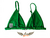 Top de Biquíni Triângulo Fixo - VERDE Bandeira - comprar online