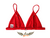 Top de Biquíni Triângulo Fixo - VERMELHO Paixão - comprar online