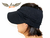 Viseira de Praia Turbante Preto - comprar online