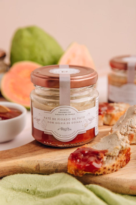 Patê de fígado de pato com geleia de goiaba 95g