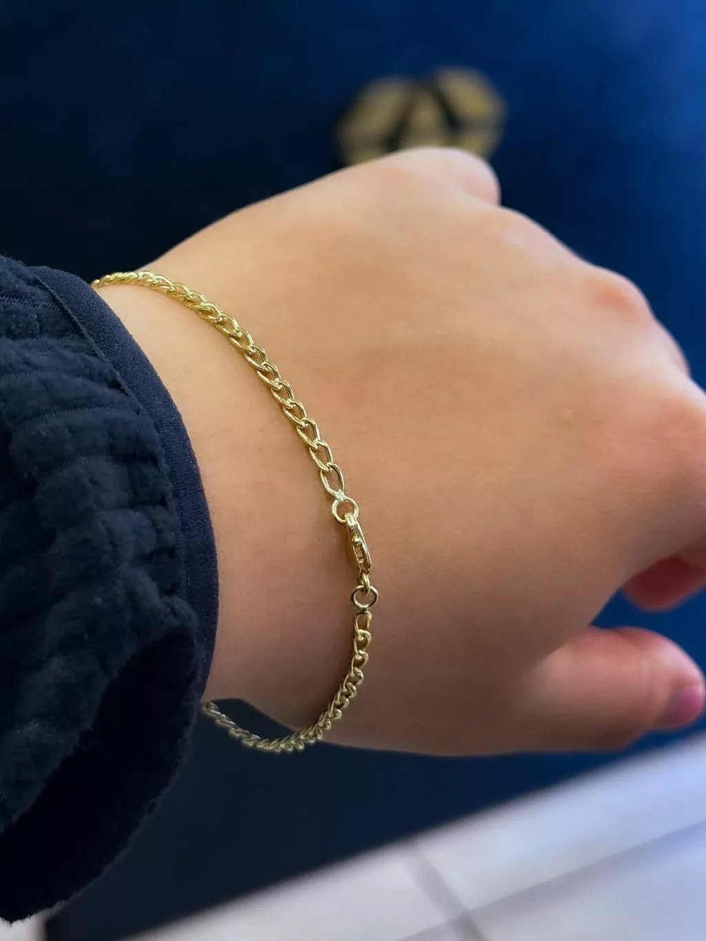 Pulseira grumet ouro 18k