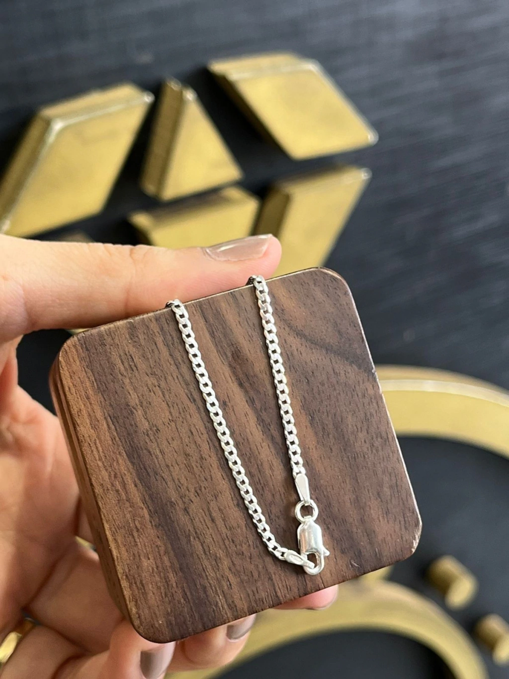 Pulseira grumet prata 925