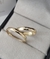 Aliança abaulada 3mm ouro 18k