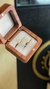 Aliança quadrada ouro 18k 2mm