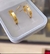 Aliança com aparador ouro 18k