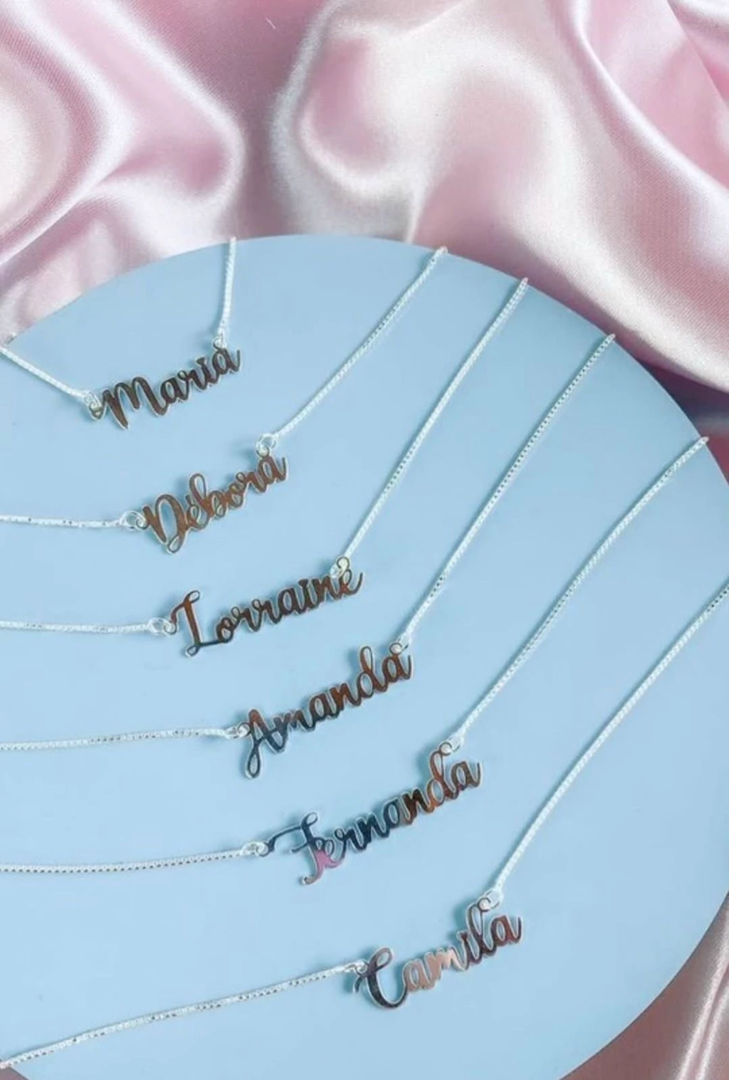 Colar nome personalizado prata 925