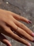 Anel onda do mar ouro 18k