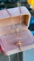 Colar cartier com cruz ouro 18k