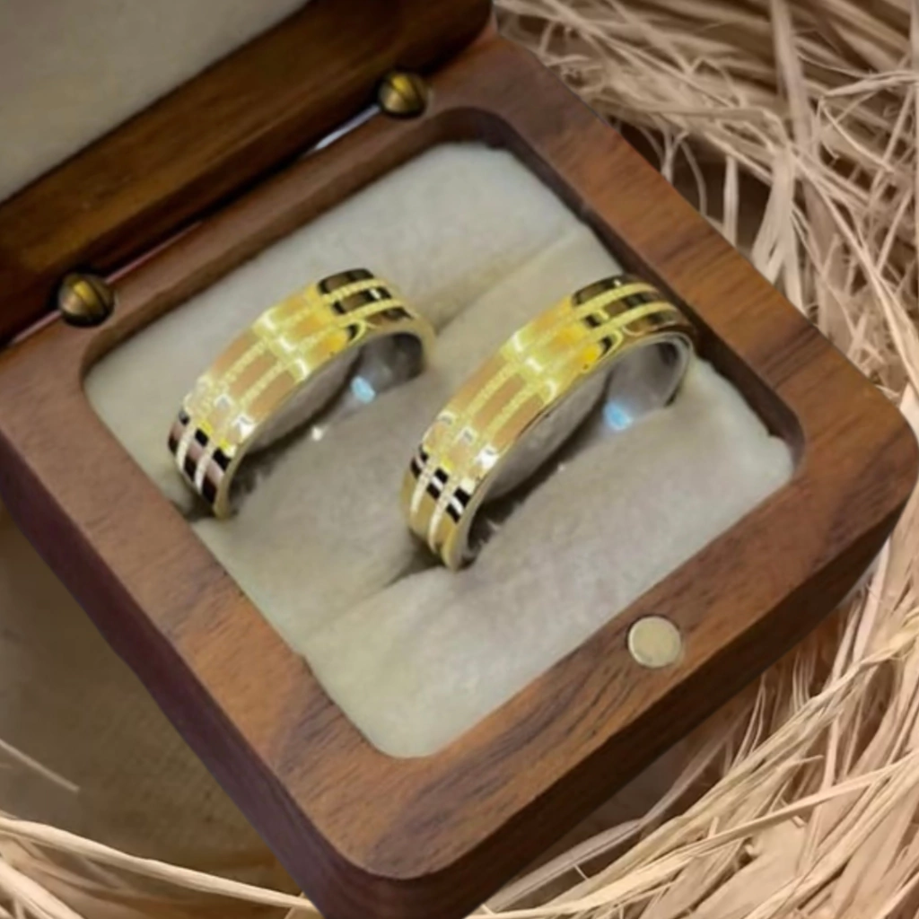 Aliança eterna moeda antiga 6mm