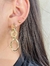 Brinco argolas ellegance ouro 18k