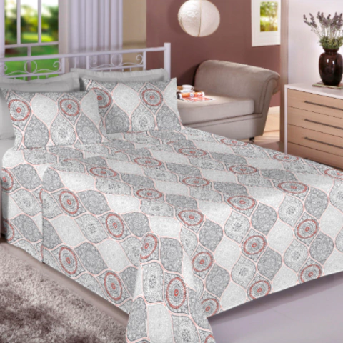 Jogo de Cama king 4 peças Premium Plus Estamparia 100% Algodão