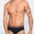 Kit Cueca adulto Lupo Slip Algodão com elastano com 3 unidades