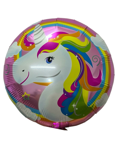 GLOBO METALIZADO 18" UNICORNIO ROSA - comprar online