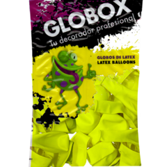 GLOBOX PERLADO 12 " AMARILLO (SOBRE X 50) - buy online