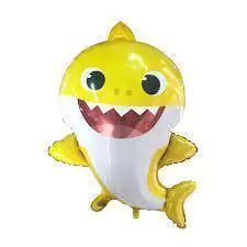 GLOBO METALIZADO 20" BABY SHARK AMARILLO