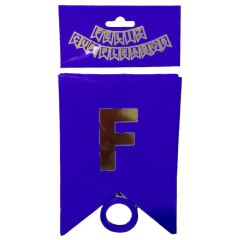 BANDERIN FELIZ CUMPLEAÑOS AZUL