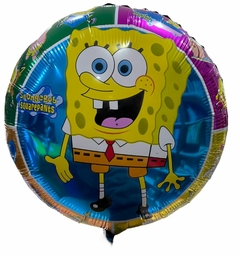 GLOBO METALIZADO 18" BOB ESPONJA REDONDO