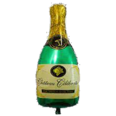 GLOBO METALIZADO 24 BOTELLA CHAMPAGNE