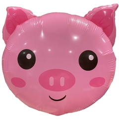 GLOBO METALIZADO 18" CHANCHO CARA