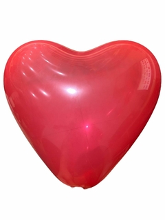 GLOBOX CORAZON 12" ROJO X 25 UNIDADES - buy online