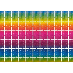 CORTINA OVNI BRICKS WALL 2X1 LASER ARCOIRIS - comprar online