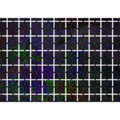 Cortina Ovni Bricks Wall 2x1 Laser Negro - comprar online