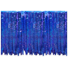 CORTINA OVNI METÃLICA 2X1 AZUL LASER - comprar online