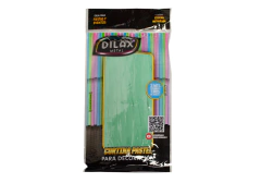 CORTINA DILAX PASTEL VERDE 2X1MTS