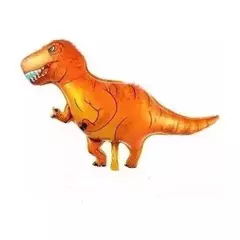 GLOBO METALIZADO 20" DINOSAURIO REX NARANJA - comprar online