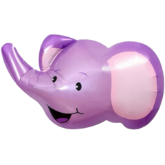 GLOBO METALIZADO 24" ELEFANTE CARA - comprar online