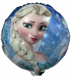 GLOBO METALIZADO 9" FROZEN ELSA CARA